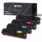 Kompatibler Ersatz für Multipack (4) Toner CMYK (Cyan/Magenta/Gelb/Schwarz) Kompatibel mit Canon i, LBP HP LaserJet Pro - Ersetzt 131A (CF211A) / CRG-731 (6271B002)